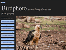 Tablet Screenshot of birdphoto.nl